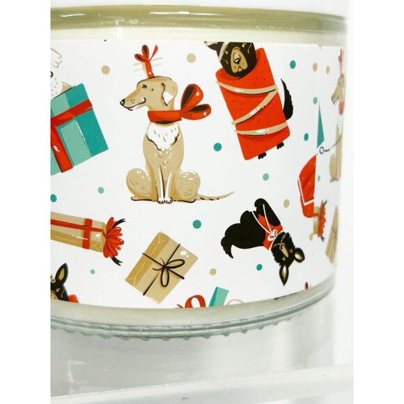 New Sand + Paws Holiday Dog Jar Candle (12 oz)  - Apple Spice - New - Picture 3 of 5